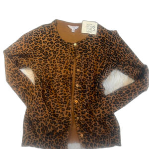 Women's Leppard Print Cardigan
